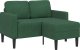 vidaXL Sofa 2-osobowa z szezlongiem w kształcie litery L, dżungla 1
