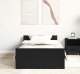 vidaXL Łóżko bez materaca, czarny dąb, 90x200 cm 3