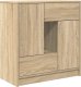 vidaXL Komoda z szufladami i drzwiami, dąb sonoma, 70,5x34x74,5 cm 2