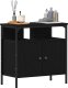 vidaXL Szafka pod umywalkę, czarny dąb, 60x30x60 cm 4