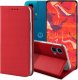 Hello Case ETUI Z KLAPKĄ DO MOTOROLA MOTO G34 5G CZERWONE ZAMYKANE MAGNETYCZNE CASE 1