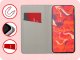 Hello Case ETUI Z KLAPKĄ DO MOTOROLA MOTO G34 5G CZERWONE ZAMYKANE MAGNETYCZNE CASE 3