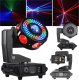 LIGHT4ME UFO multiefekt świetlny LED 6w1 efekt beam RGBW 3x laser stroboskop efekt ring RGB 1