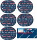 Bosch FOLIA ŚCIERNA EXPERT O780,125,SET,55PC 1