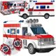 Karetka Ambulans Dla Dzieci Auto Rc Otwierane Drzwi Pogotowie Napęd + Pilot 11