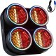 LIGHT4ME BLINDER LED 4 RING oświetlacz sceniczny oświetlenie estradowe efekt ring 4x30W 1