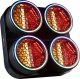 LIGHT4ME BLINDER LED 4 RING oświetlacz sceniczny oświetlenie estradowe efekt ring 4x30W 5