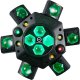 LIGHT4ME COSMOS multiefekt świetlny LED RGBWA 6w1 efekt beam Bee Eye 2x laser stroboskop 2