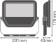 FLOODLIGHT 41W 145LM/W 4000K IP66 6