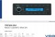 VDO TR722U-BU FM RDS Tuner USB/AUX 24V short shaft 1