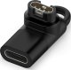 Adapter USB-C Beline do ładowania         zegarków Garmin czarny 1