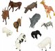 Figurki Zwierzęta Zoo Zwierzątka Zestaw Figurek Dzikie Safari Kuferek 58 El 8