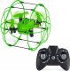 Dron W Kuli Grawitacyjna Zabawka Zdalnie Sterowana 2W1 Led Pilot 2