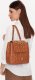 Guess, Elenia, Polyurethane, Textile Backpack, Cognac, For Women For Women 4