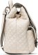 Guess, Adam Flap, Polyurethane, Textile Backpack, Stone, For Women For Women 3