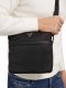 Guess, Certosa, Polyurethane, Textile Bag, Black, HMECRNP2258BLA, For Men, 22 x 5 x 23.5 cm For Men 3