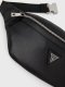 Guess, Certosa, Synthetic Leather, Textile Fanny Pack, hmcrts p1330, Black, 28 x 14 x 8 cm, For Men For Men 9