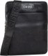 Guess Guess, Scala, Flat Top Zip, Textile Crossbody Bag, Black, For Men For Men 1