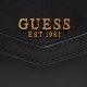 Guess, Zadie, Convertible Xbody Flap, Textile Crossbody Bag, Black, HWVB84 15210, 23/26 x 15 x 5.5 cm, For Women For Women 2