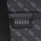 Guess, Dan, Flat Top Zip, Textile Crossbody Bag, Black, For Men For Men 2