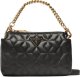 Guess, Elenia, Synthetic Leather, Mini, Textile Crossbody Bag, Black, QB867772, For Women For Women 1