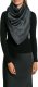 Guess, Rossana, Textile Scarf, Coal, 4G Logo, AW8851 POL03, 135 x 135 cm, For Women For Women 1