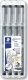 Staedtler Pisak z atramentem pigmentowym zestaw 4 szt. (0.1 0.3 0.5 0.7mm) Staedtler 1