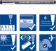 Staedtler Pisak z atramentem pigmentowym zestaw 4 szt. (0.1 0.3 0.5 0.7mm) Staedtler 6