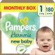 Pampers Harmonie Pieluszki, rozmiar 1, 2-5 kg, 180 szt. 1