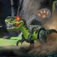 Dinozaur Sterowany Pilotem Dla Dzieci T-Rex Rc Chodzi Ryczy Tańczy Led 5
