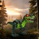 Dinozaur Sterowany Pilotem Dla Dzieci T-Rex Rc Chodzi Ryczy Tańczy Led 7
