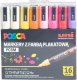 Uni Mitsubishi Pencil Markery plakatowe PC-5M 16 kolorów POSCA UNI 2