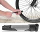 Pompka Rowerowa Ręczna Mini Teleskopowa Na Rower Ramę Zestaw Igła Końcówki 6
