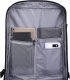 Plecak wodoodporny Bange na laptopa 15.6" miejski podróżny 46x31.5x20 cm do pracy samolotu męski damski z z gniazdem USB Czarny 12