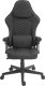 Deltaco DC130 Gaming Chair Soft Woven Mesh, black 1