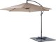 PARASOL OGRODOWY 300CM SKŁADANY NA WYSIĘGNIKU PIASKOWY 1