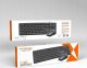 Zestaw klawiatura QWERTY + mysz przewodowy USB A K3186 U+U 2