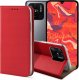 ETUI Z KLAPKĄ DO XIAOMI REDMI 10C / 12C CZERWONE MAGNETYCZNE CASE KABURA 1