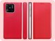 ETUI Z KLAPKĄ DO XIAOMI REDMI 10C / 12C CZERWONE MAGNETYCZNE CASE KABURA 6