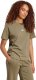 Koszulka damska adidas Essentials Small Logo Cotton khaki JI6074 M 4
