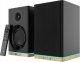 GŁOŚNIKI PÓŁKOWE BS-60BK LED CZARNE (BLUETOOTH, 2x90W, RCA, USB, OPTYCZNE, BASS-REFLEX, PILOT) 1