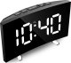 BUDZIK Zegar Z Alarmem Cyfrowy LUSTRO LED Termometr Elektroniczny 6507 6