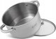 GARNEK Stalowy GRUBE 7x DNO z POKRYWKĄ 4,5L 22cm INDUKCJA Gaz 3006 4