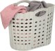 Kosz na pranie składany organizer łazienkowy szary Kik Sp. z o. o. Sp. k. 3