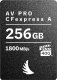 Angelbird Technologies AV PRO CFexpress A, 256 GB, CFexpress Type A, 1800 MB/s, 1650 MB/s, Magnet proof, Temperature proof, Black 1
