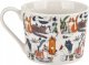 Filiżanka porcelanowa 230 ml + spodek Leniwe Koty 6