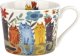 Filiżanka porcelanowa 230 ml + spodek Koty Ogrodowe 2