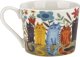 Filiżanka porcelanowa 230 ml + spodek Koty Ogrodowe 4