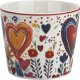 Filiżanka porcelanowa 220 ml + spodek Kolorowe Serca 2 7