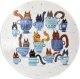 Filiżanka porcelanowa 230 ml + spodek Koty w filiżankach 3